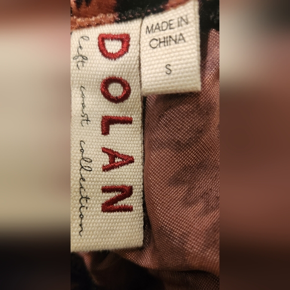 Anthropologie Dolan Velvet Blouse Leopard Print - Picture 6 of 6